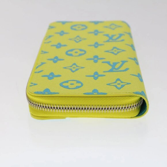 LOUIS VUITTON Playground Zippy Wallet Vertical Wallet Yellow M82005 Auth 48507SM - Picture 8 of 16